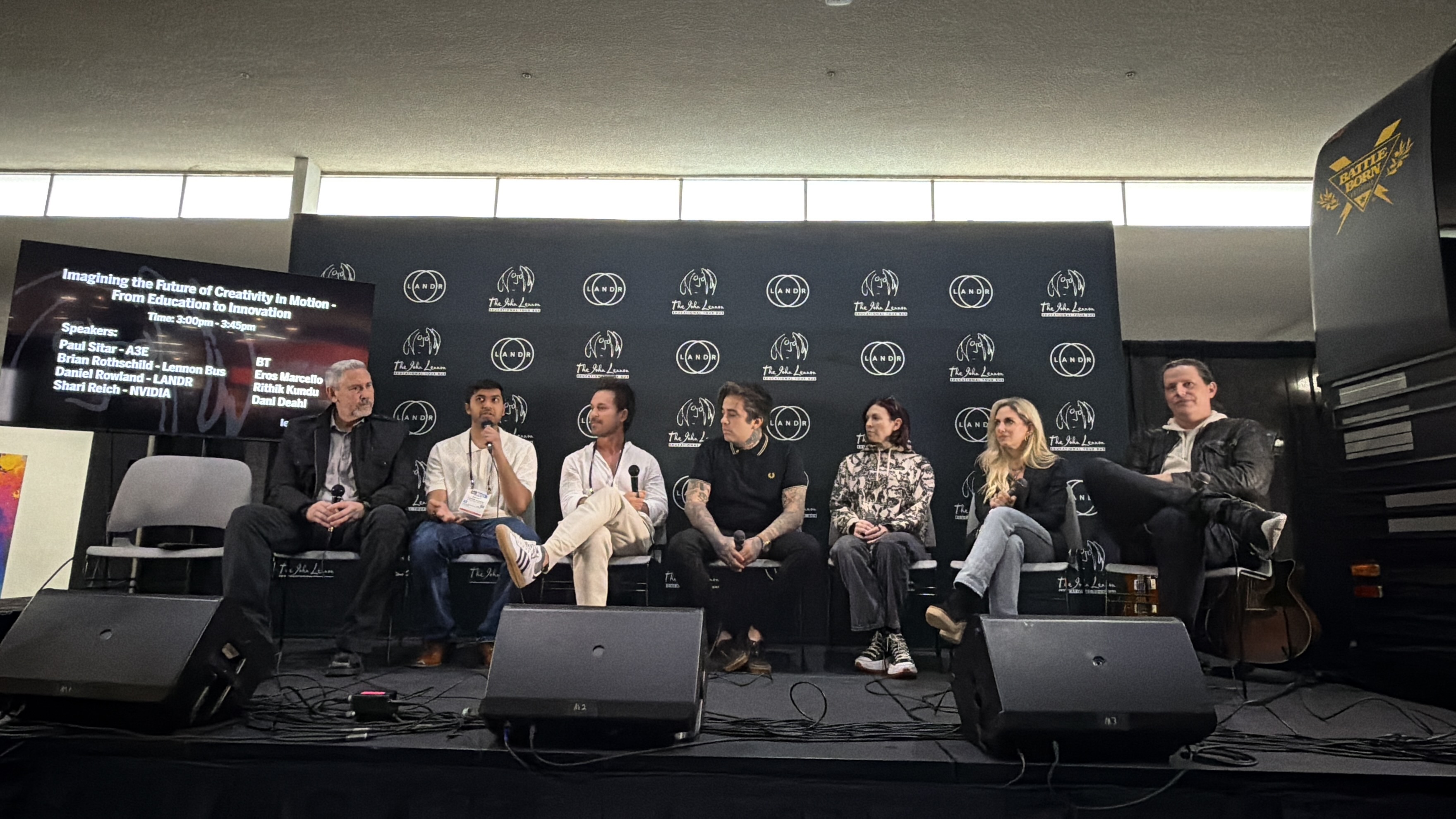 Rithik Kundu on the A3E panel at NAMM